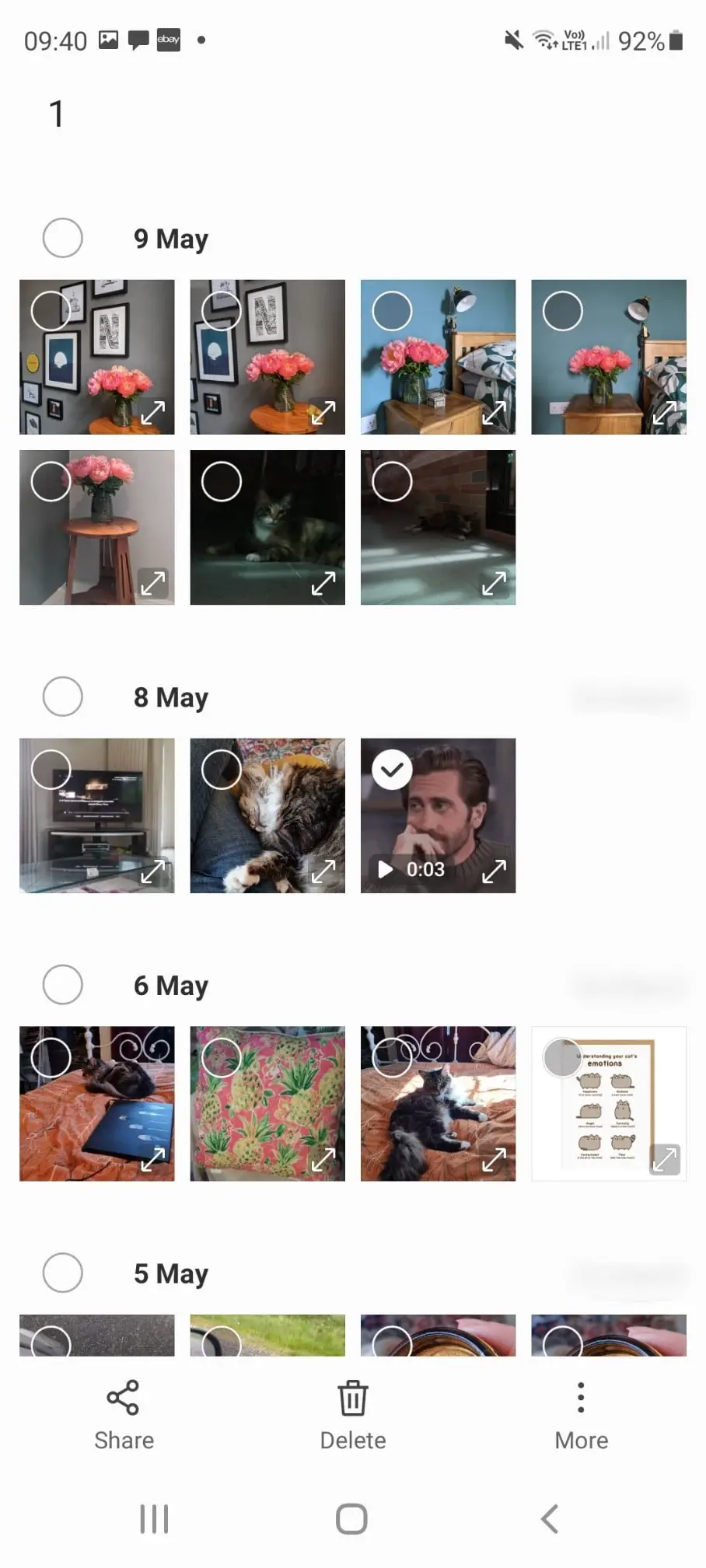 How to hide photos in android gallery?